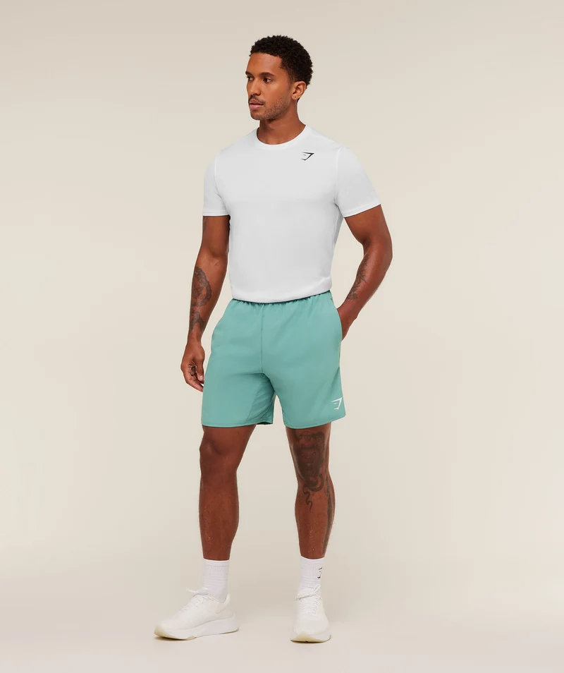 Gymshark Arrival 7" Shorts - Muted Teal