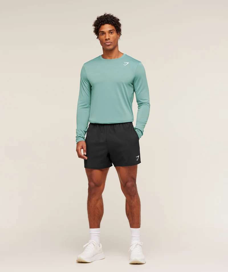 Gymshark Arrival Long Sleeve T-Shirt - Muted Teal