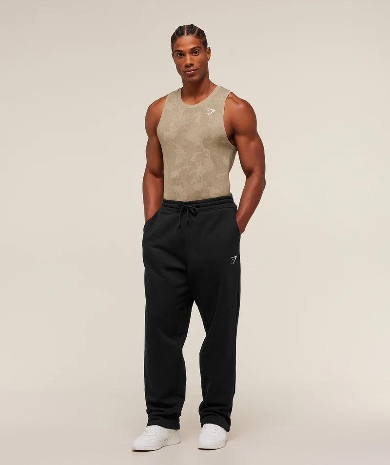Gymshark Geo Seamless Tank - Cement Brown/Soul Brown