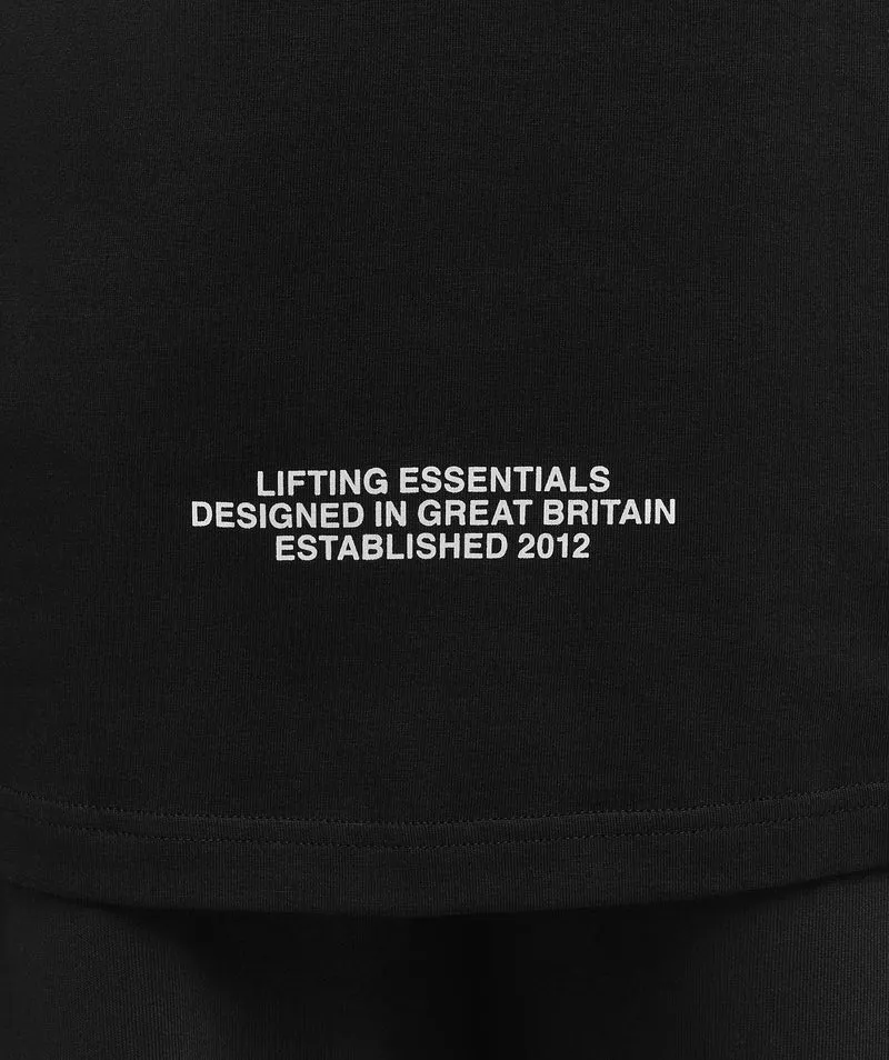 Gymshark Outline Graphic T-Shirt - Black