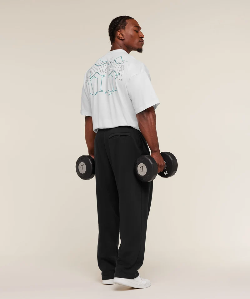 Gymshark Outline Graphic T-Shirt - White