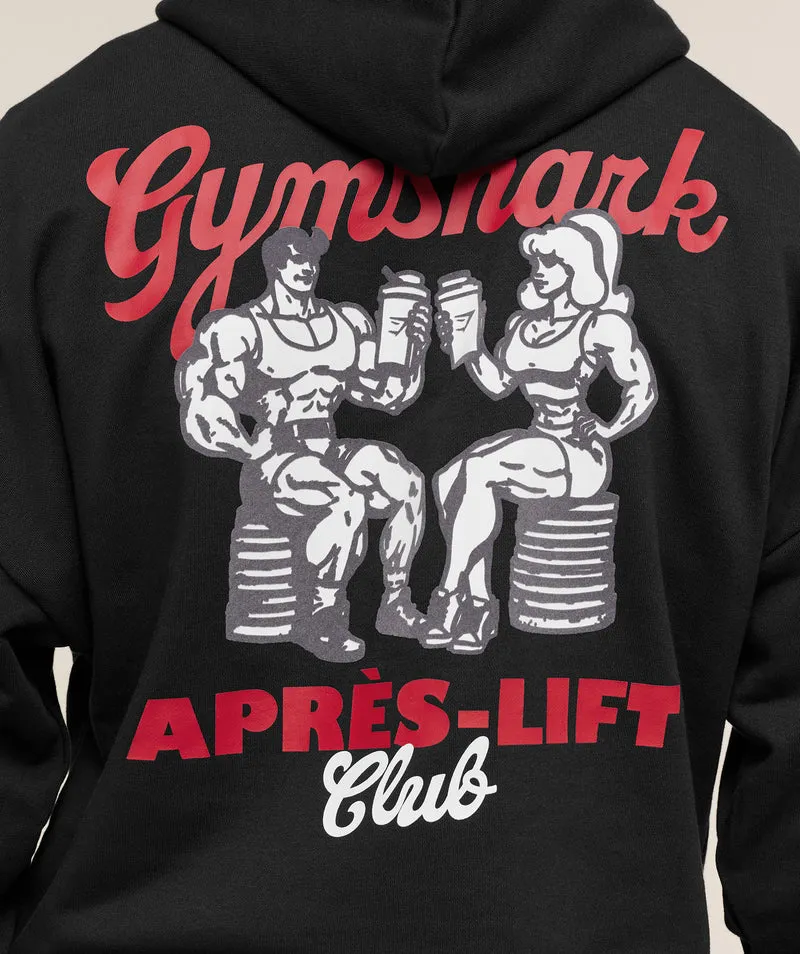 Gymshark Après-Lift Club Hoodie - Black