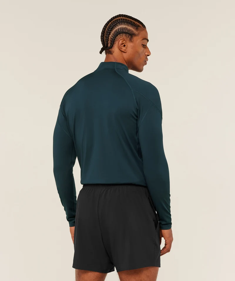 Gymshark Performance 1/4 Zip - Deep Petrol Blue