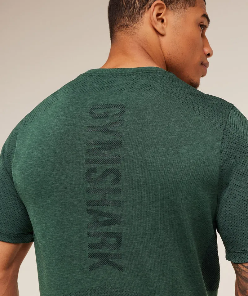 Gymshark Lightweight Seamless T-Shirt - Victory Green/Marl