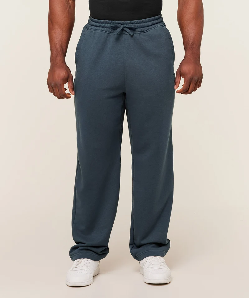 Gymshark Power Straight Leg Pant - Stealth Blue/Deep Petrol Blue