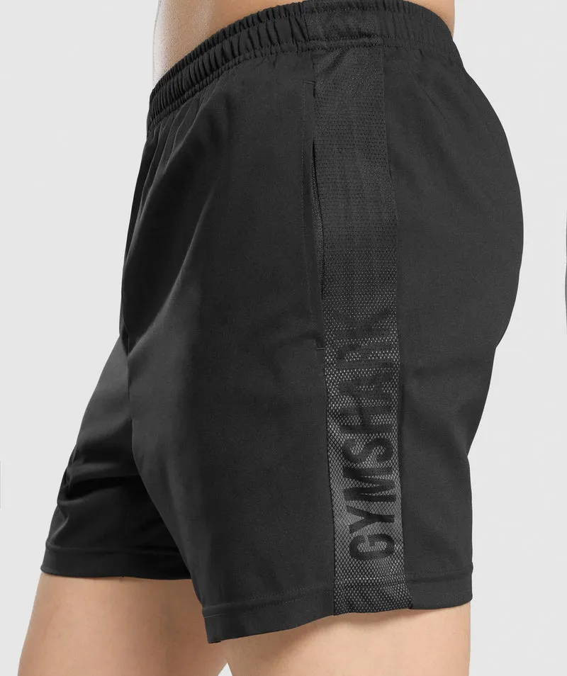 Gymshark Graphic Sport Shorts - Black