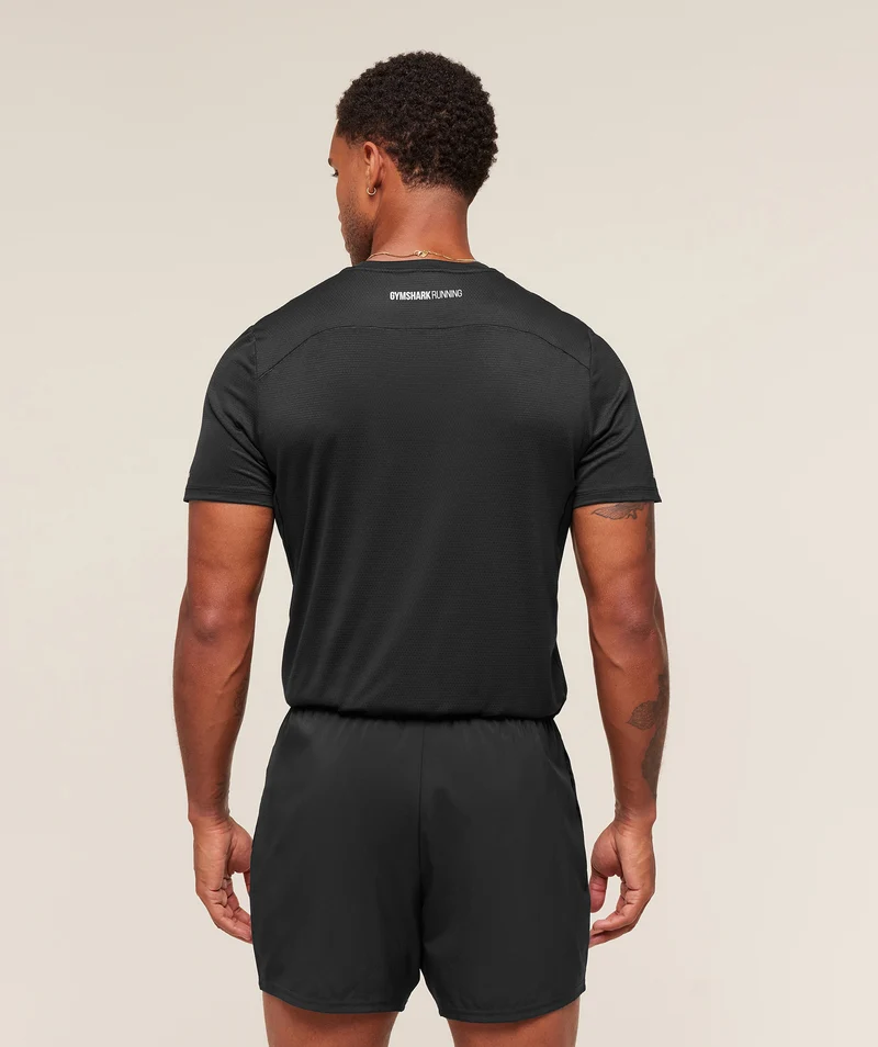 Gymshark Running T-Shirt - Black