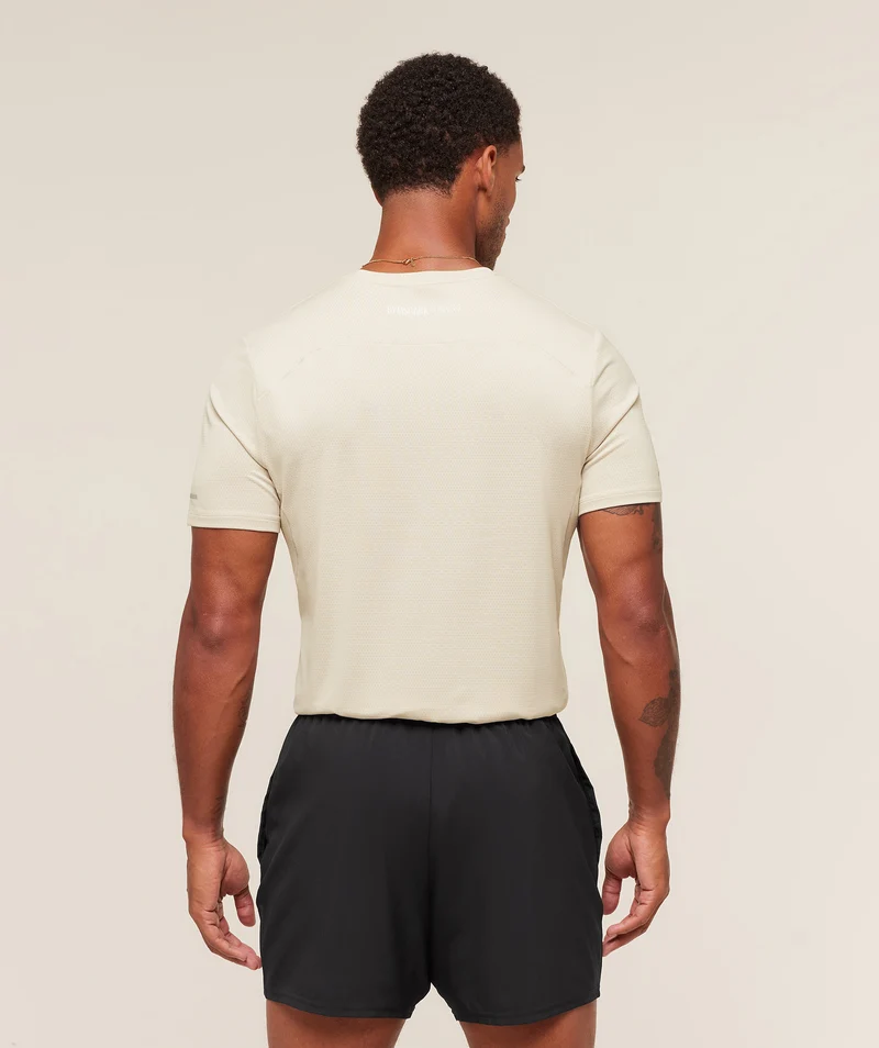 Gymshark Running T-Shirt - Pebble Grey