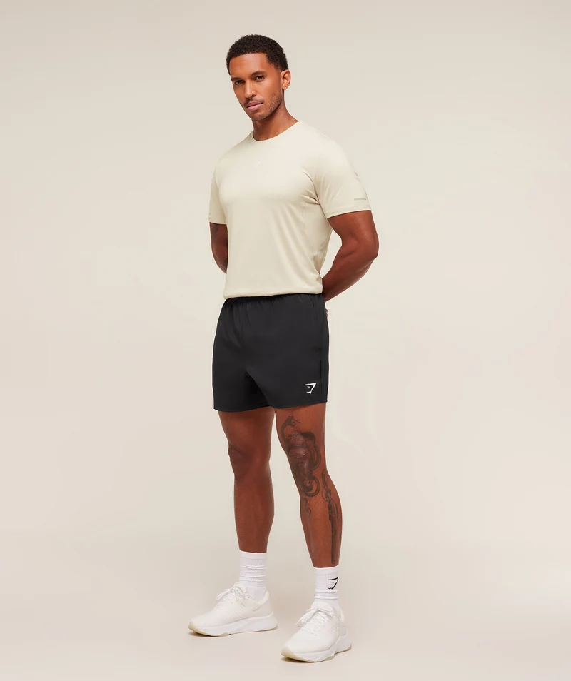 Gymshark Running T-Shirt - Pebble Grey