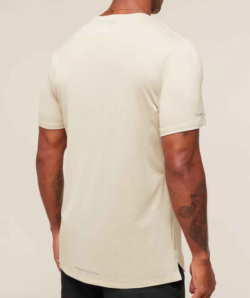 Gymshark Running T-Shirt - Pebble Grey