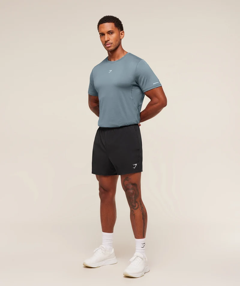 Gymshark Running T-Shirt - Iron Blue