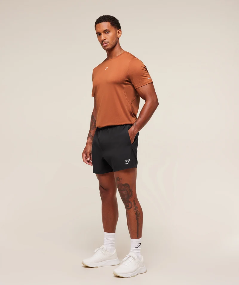 Gymshark Running T-Shirt - Spiced Brown