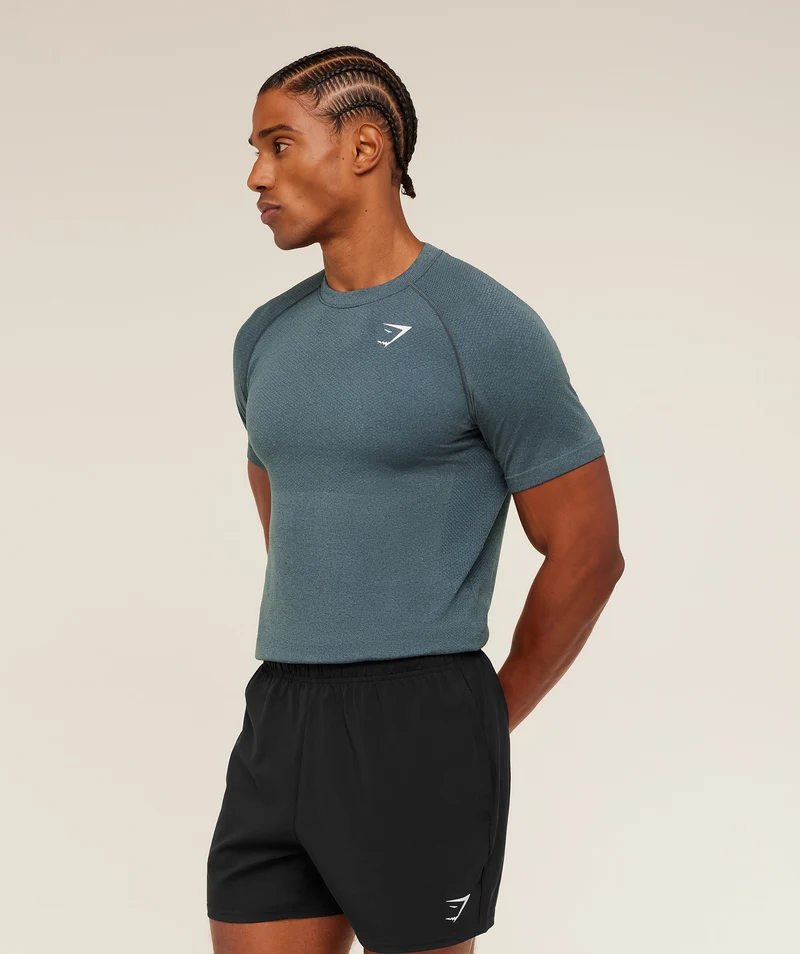 Gymshark Vital Seamless T-Shirt - Iron Blue/Stealth Blue