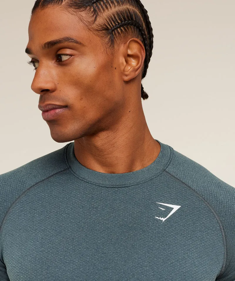 Gymshark Vital Seamless T-Shirt - Iron Blue/Stealth Blue