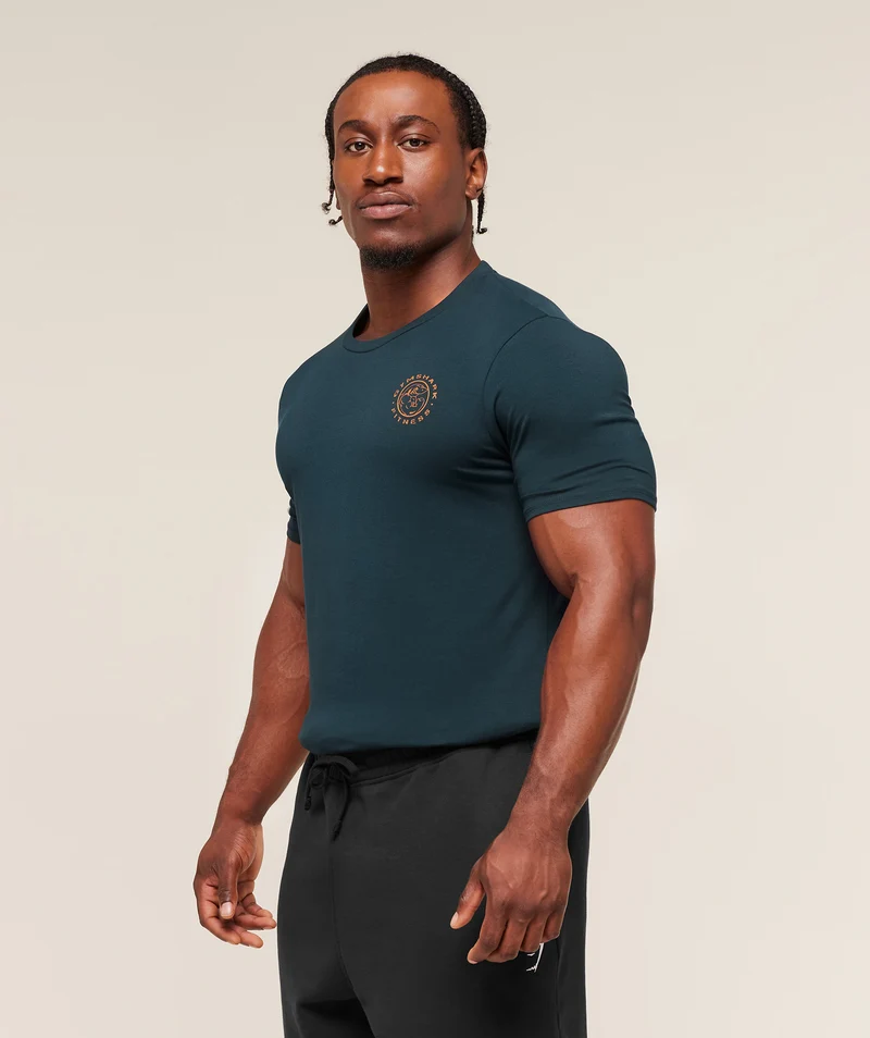 Gymshark Legacy T-Shirt - Deep Petrol Blue