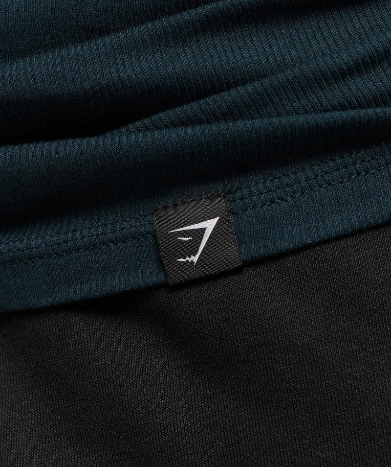 Gymshark Lifting Club Ribbed Tank - Deep Petrol Blue