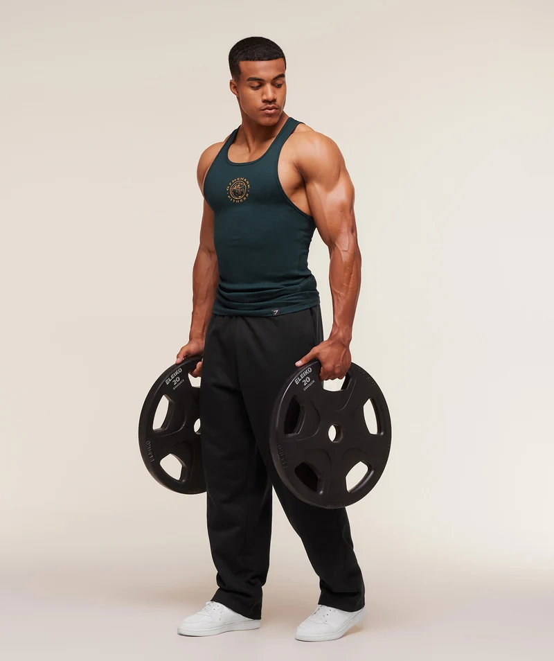 Gymshark Lifting Club Ribbed Tank - Deep Petrol Blue
