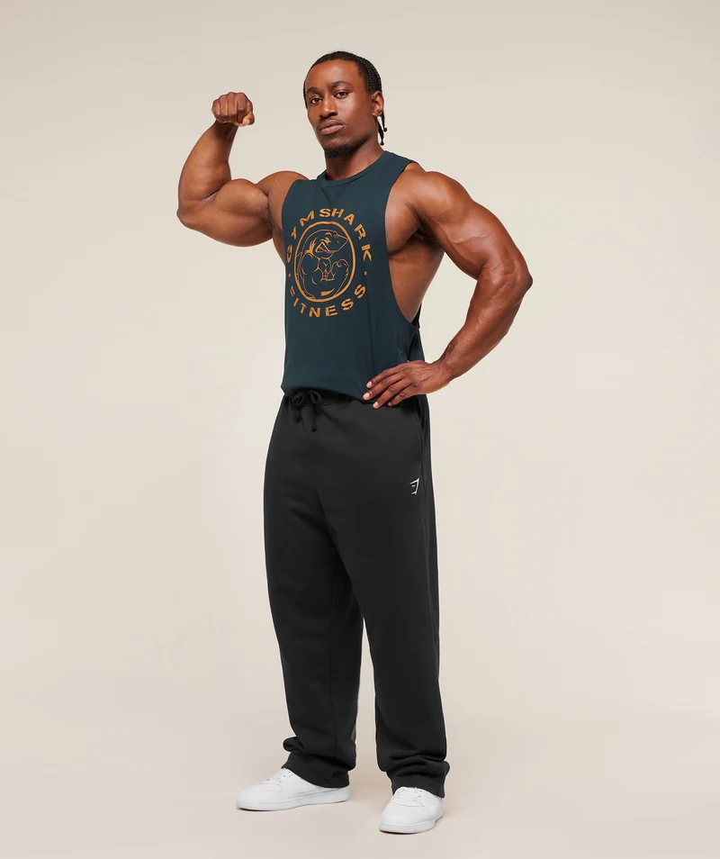 Gymshark Legacy Drop Arm Tank - Deep Petrol Blue