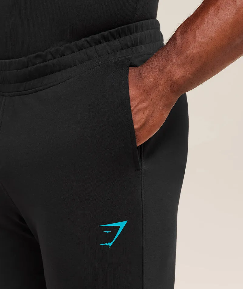Gymshark Prime Joggers - Black/Brand Blue