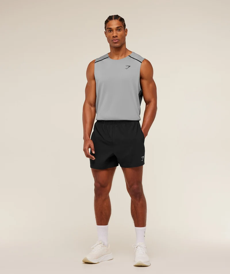 Gymshark Arrival Contrast Tank - Smokey Grey/Onyx Grey