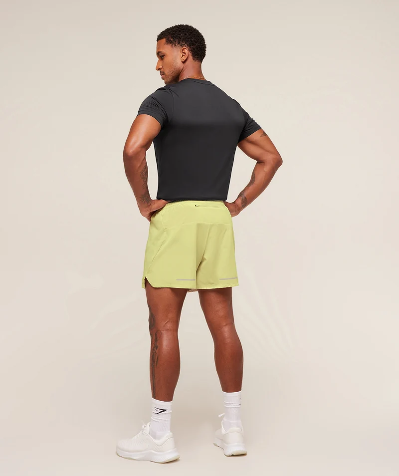 Gymshark Running 5" Shorts - Sorbet Yellow