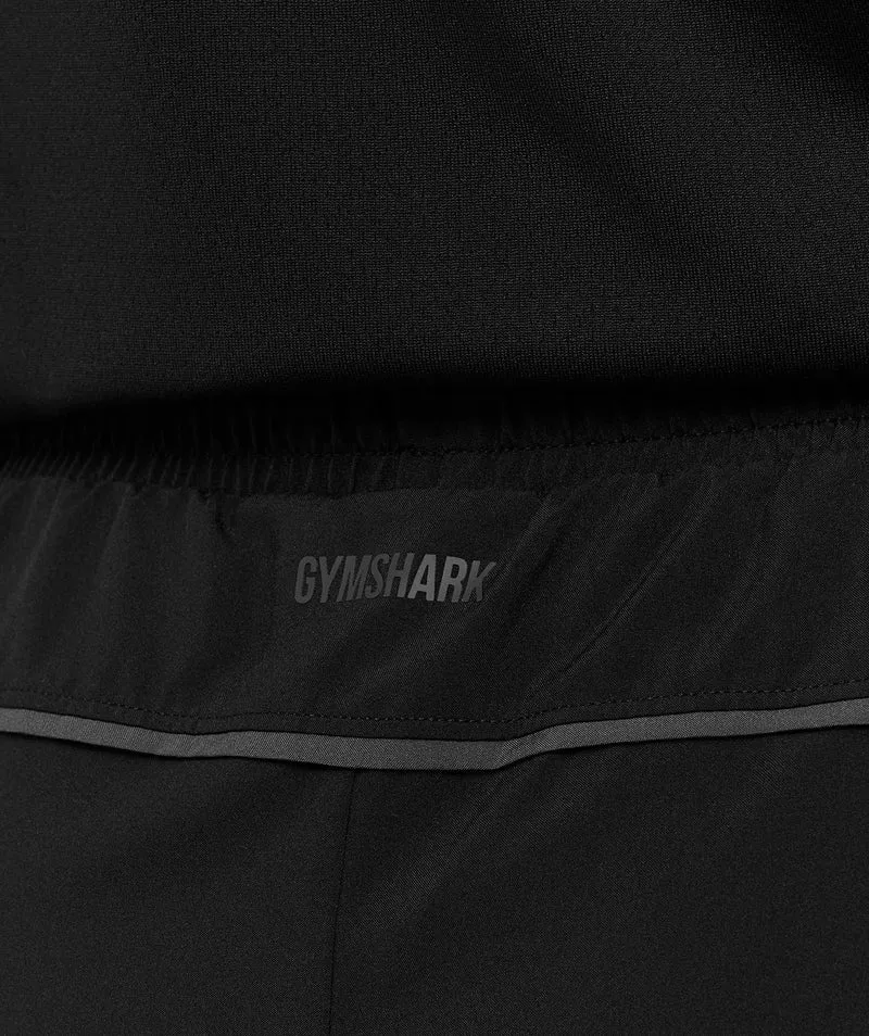 Gymshark Arrival Contrast Shorts - Black/Onyx Grey