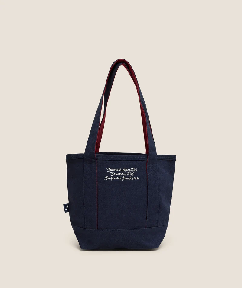 Gymshark Collegiate Mini Tote Bag - Heavy Blue