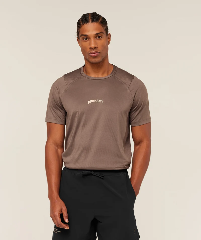 Gymshark Tactical T-Shirt - Soft Brown