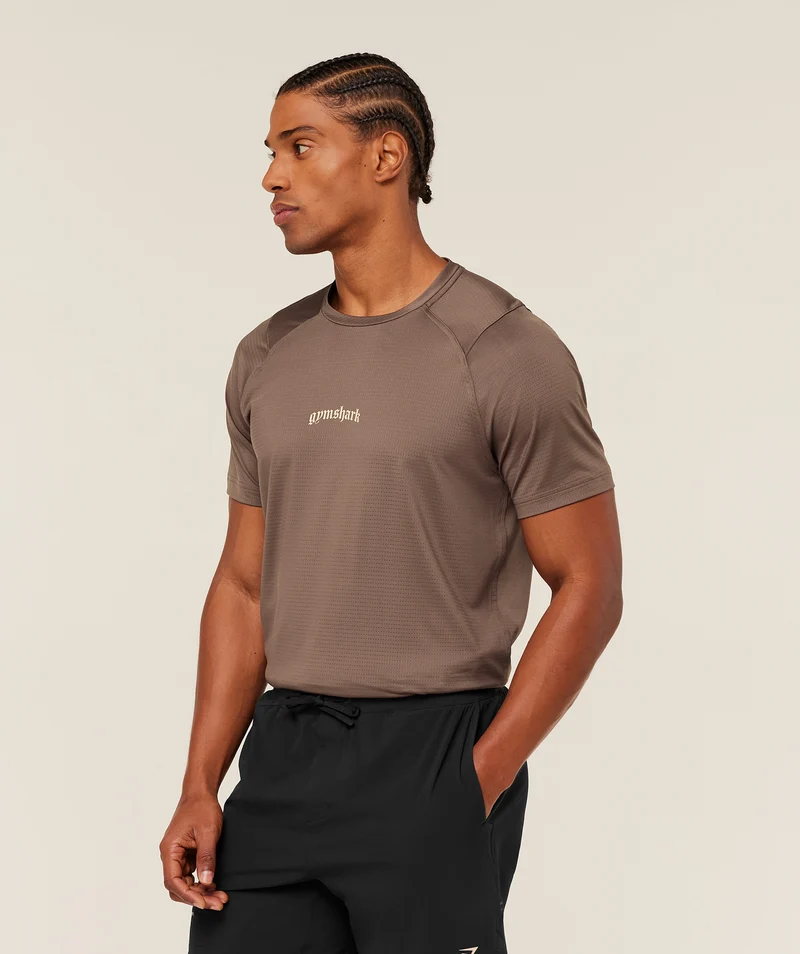 Gymshark Tactical T-Shirt - Soft Brown
