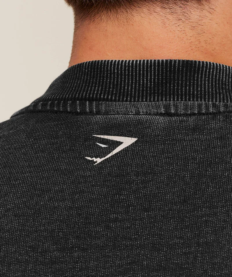 Gymshark 2012 Lifting Club Crew - Black