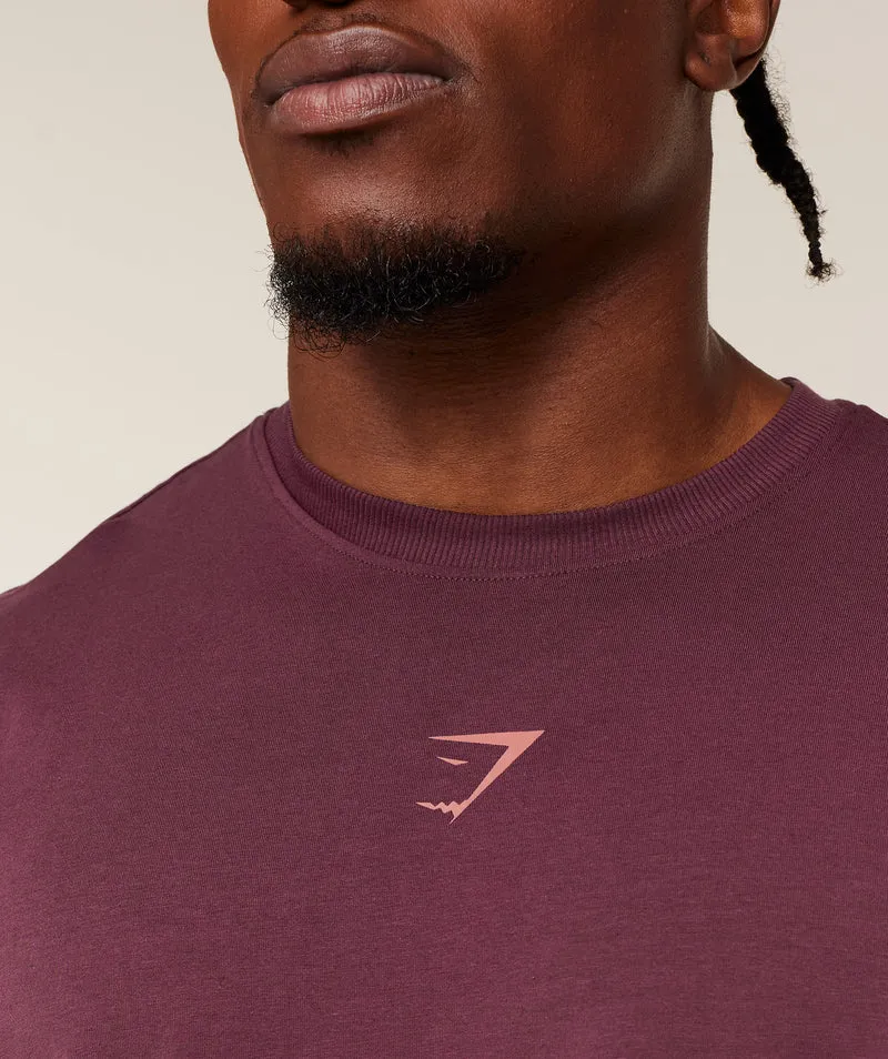 Gymshark Power T-Shirt - Impact Burgundy