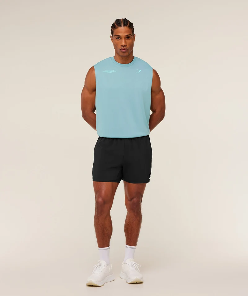 Gymshark Conditioning Club Tank - Flow Blue/Pop Turquoise