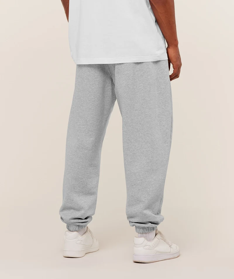 Gymshark Athletic Division Graphic Joggers - Light Grey Core Marl