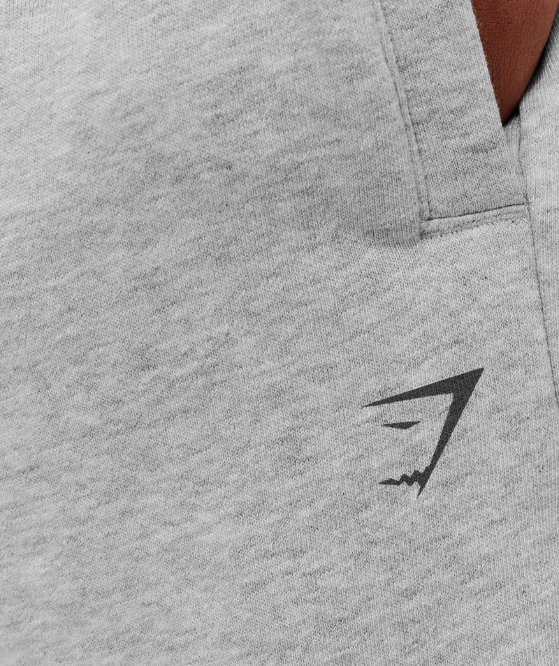Gymshark Athletic Division Graphic Joggers - Light Grey Core Marl