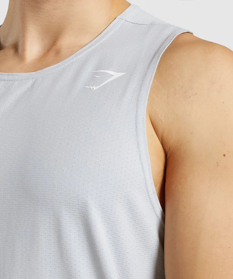 Gymshark Arrival Tank - Light Grey