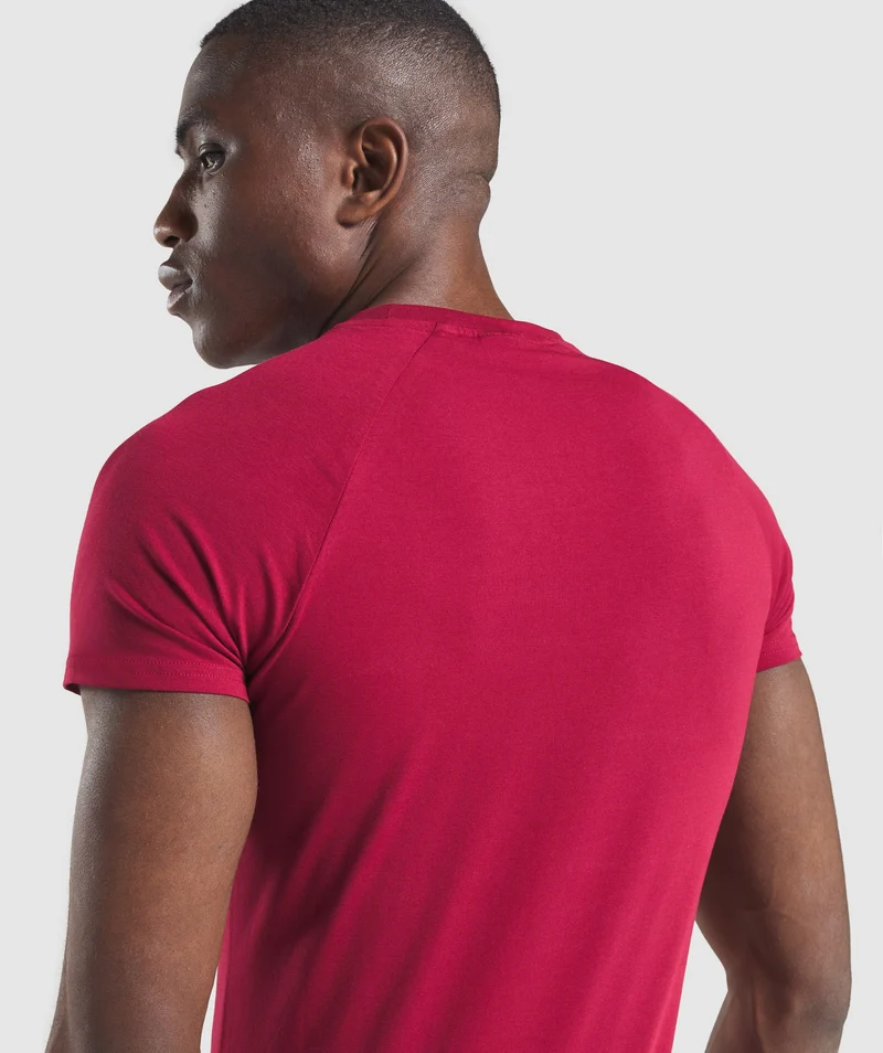 Gymshark Apollo T-Shirt - Burgundy