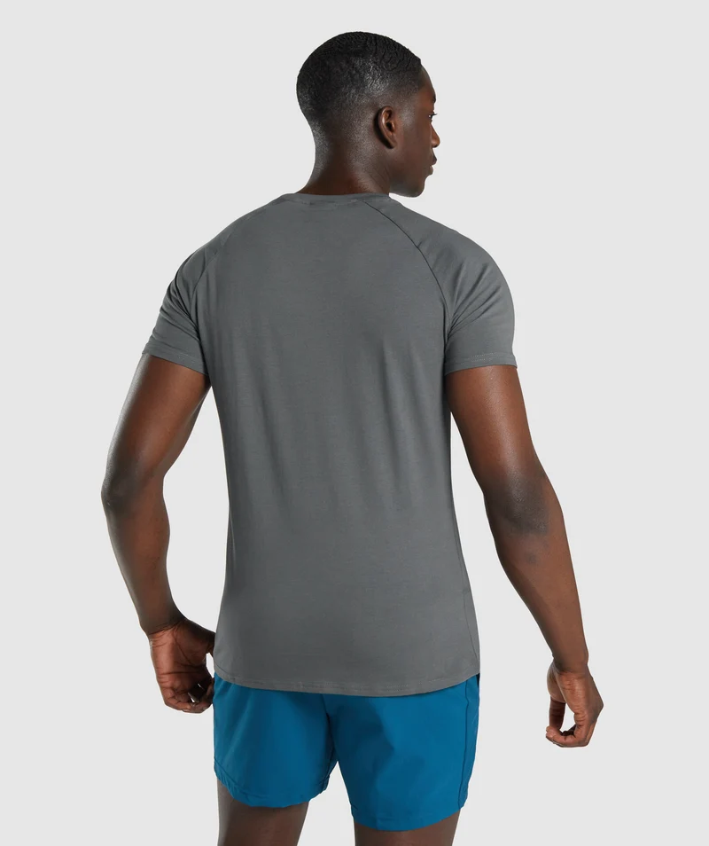 Gymshark Apollo T-Shirt - Charcoal