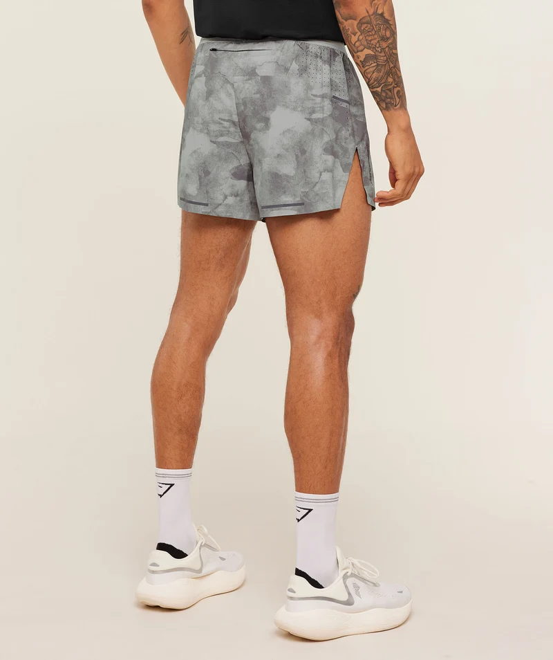 Gymshark Running Elite Race 5" Short - Smokey Grey