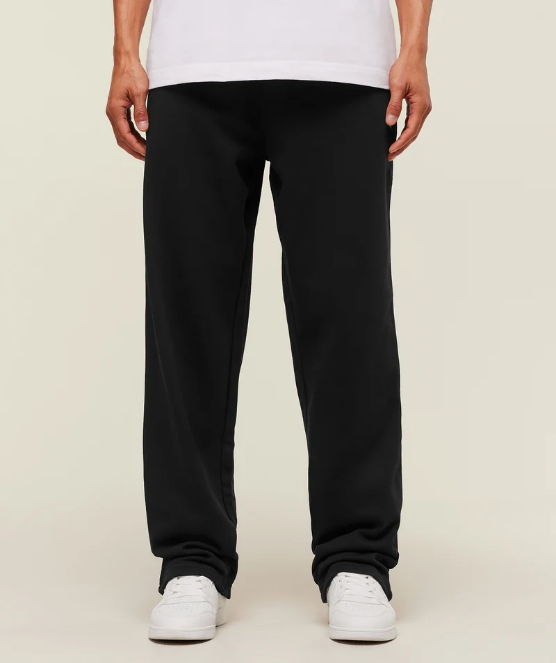 Gymshark Crest Straight Leg Joggers Tall - Black