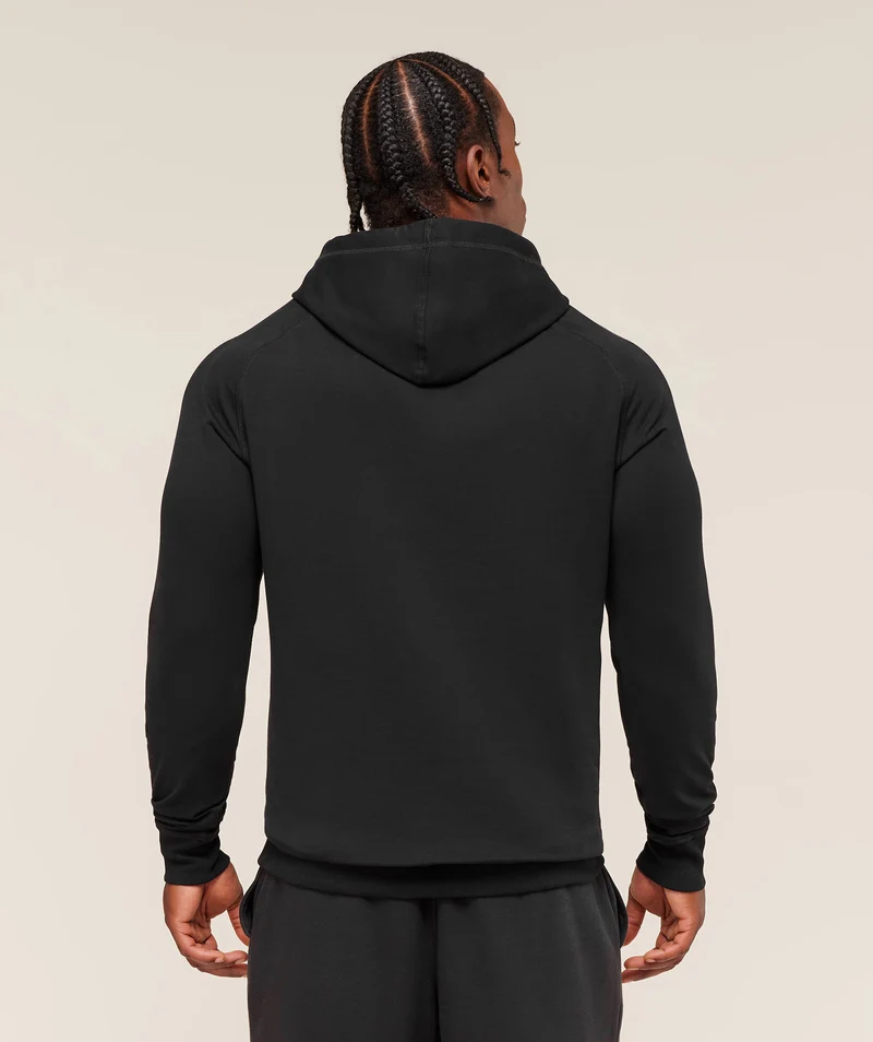 Gymshark Prime Hoodie - Black/Brand Blue