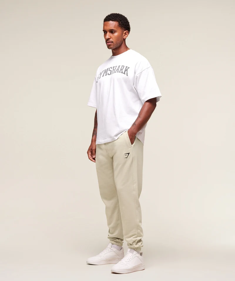 Gymshark Essential Oversized Joggers - Pebble Grey