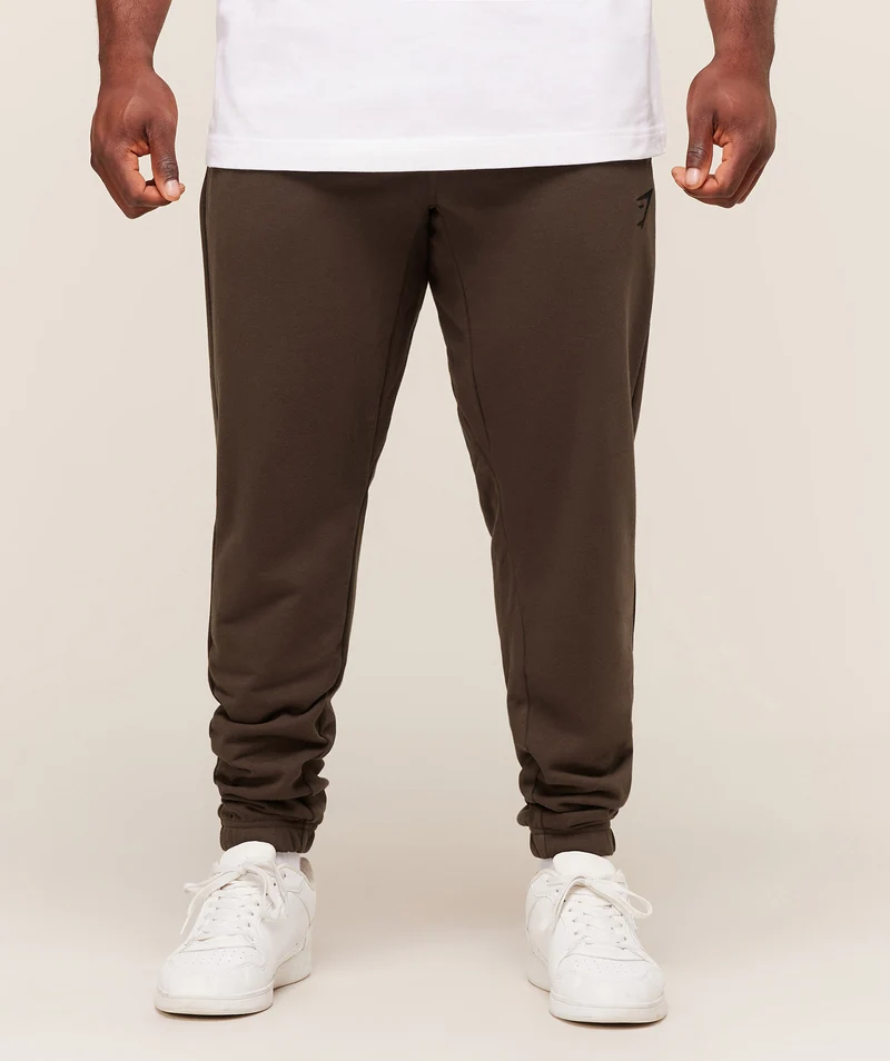Gymshark Essential Oversized Joggers - Archive Brown