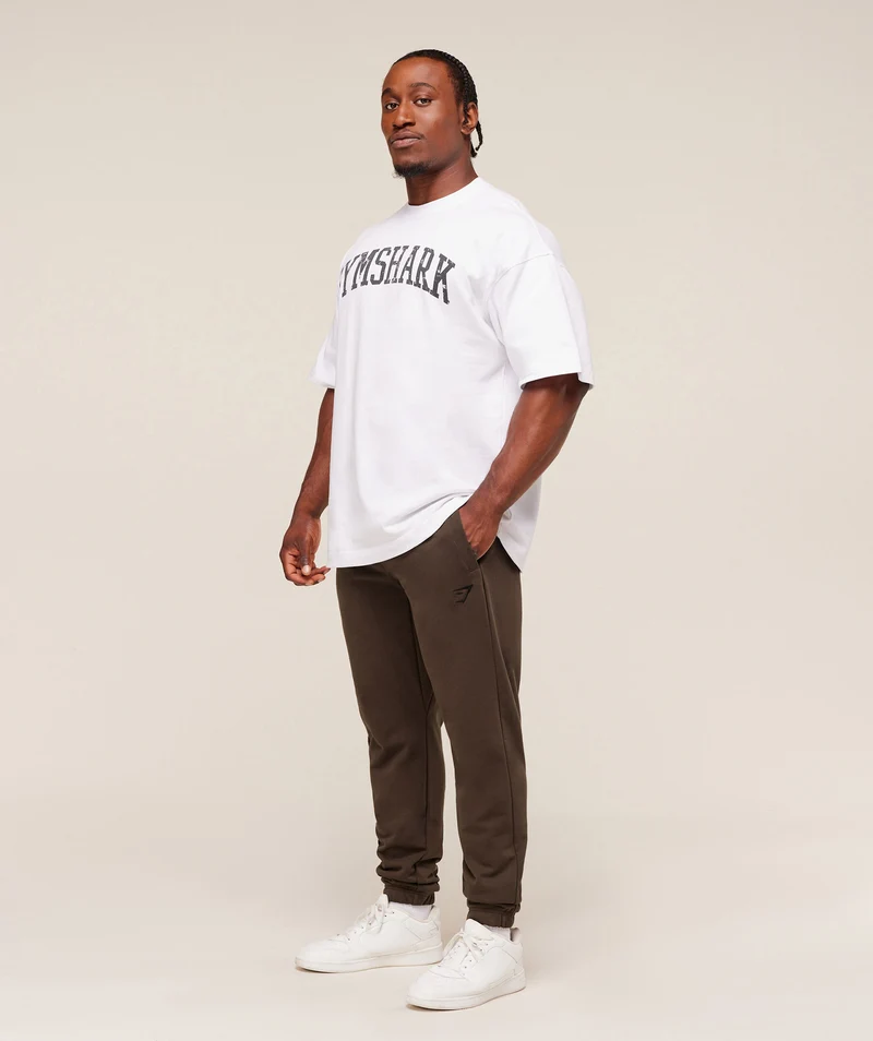 Gymshark Essential Oversized Joggers - Archive Brown