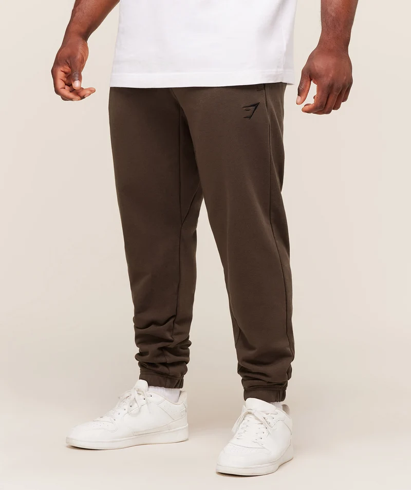 Gymshark Essential Oversized Joggers - Archive Brown