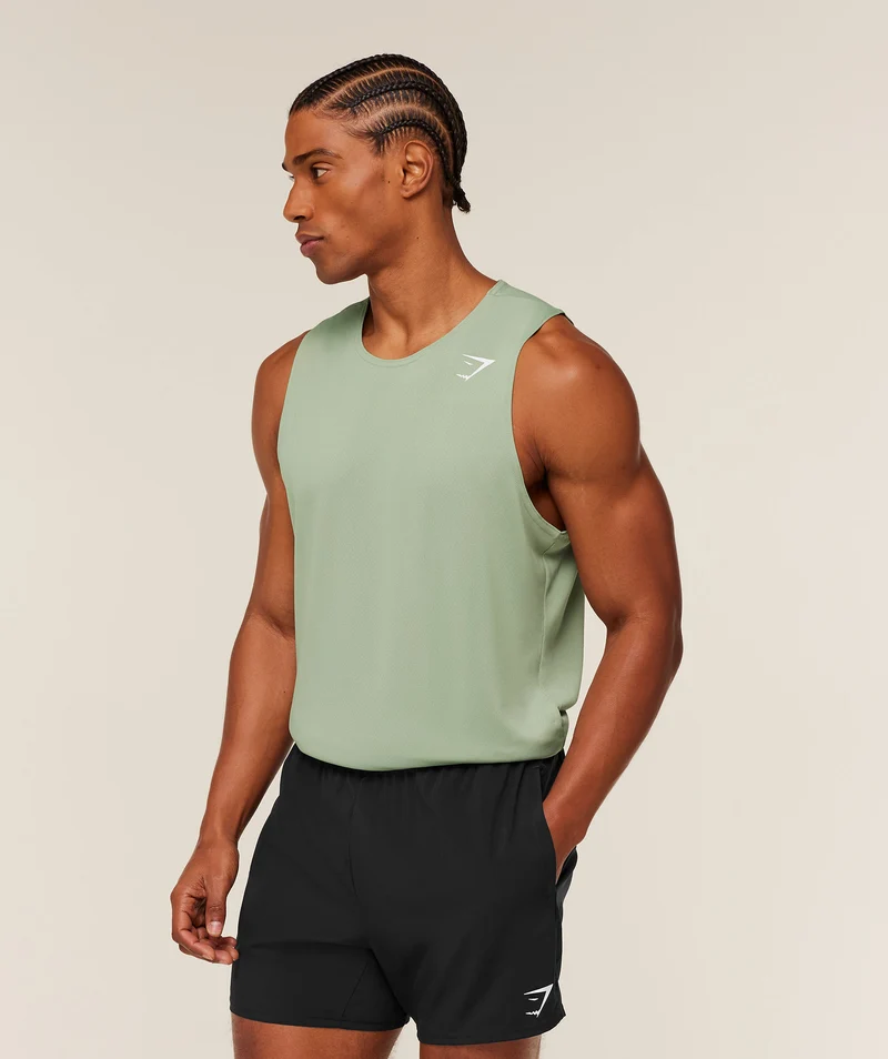 Gymshark Arrival Tank - Haze Green
