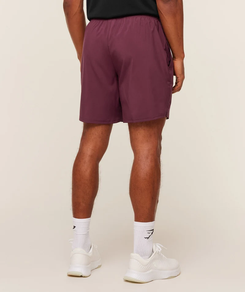 Gymshark Arrival 7" Shorts - Impact Burgundy