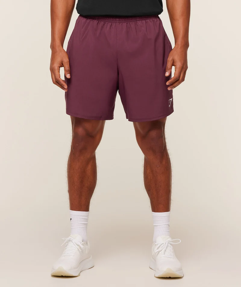 Gymshark Arrival 7" Shorts - Impact Burgundy
