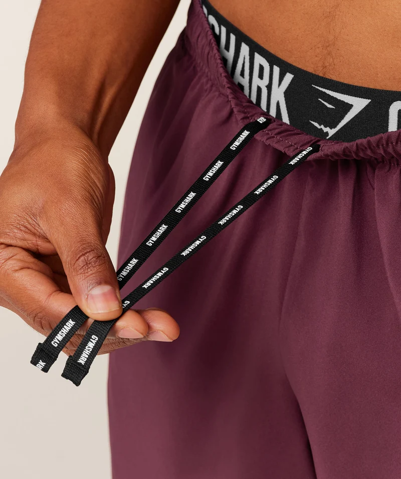 Gymshark Arrival 7" Shorts - Impact Burgundy