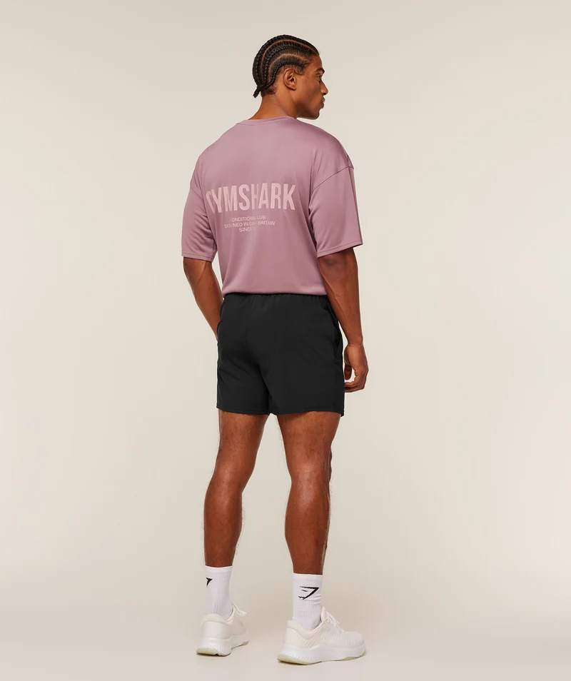 Gymshark Conditioning Club Oversized T-Shirt - Calm Pink/Light Pink