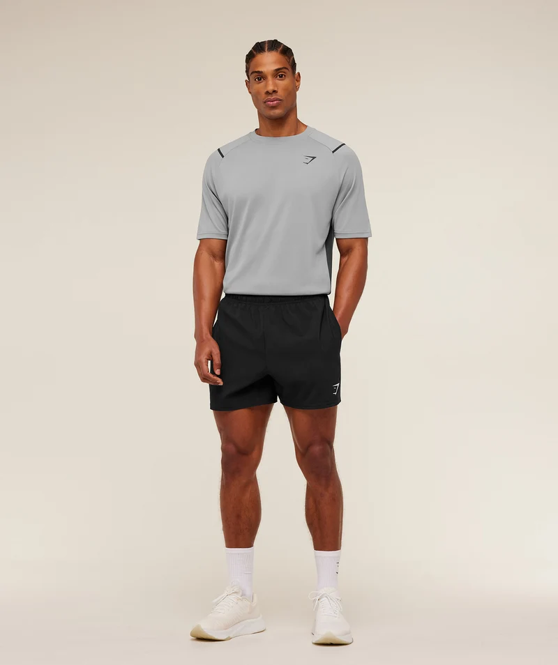 Gymshark Arrival Contrast T-Shirt - Smokey Grey/Onyx Grey